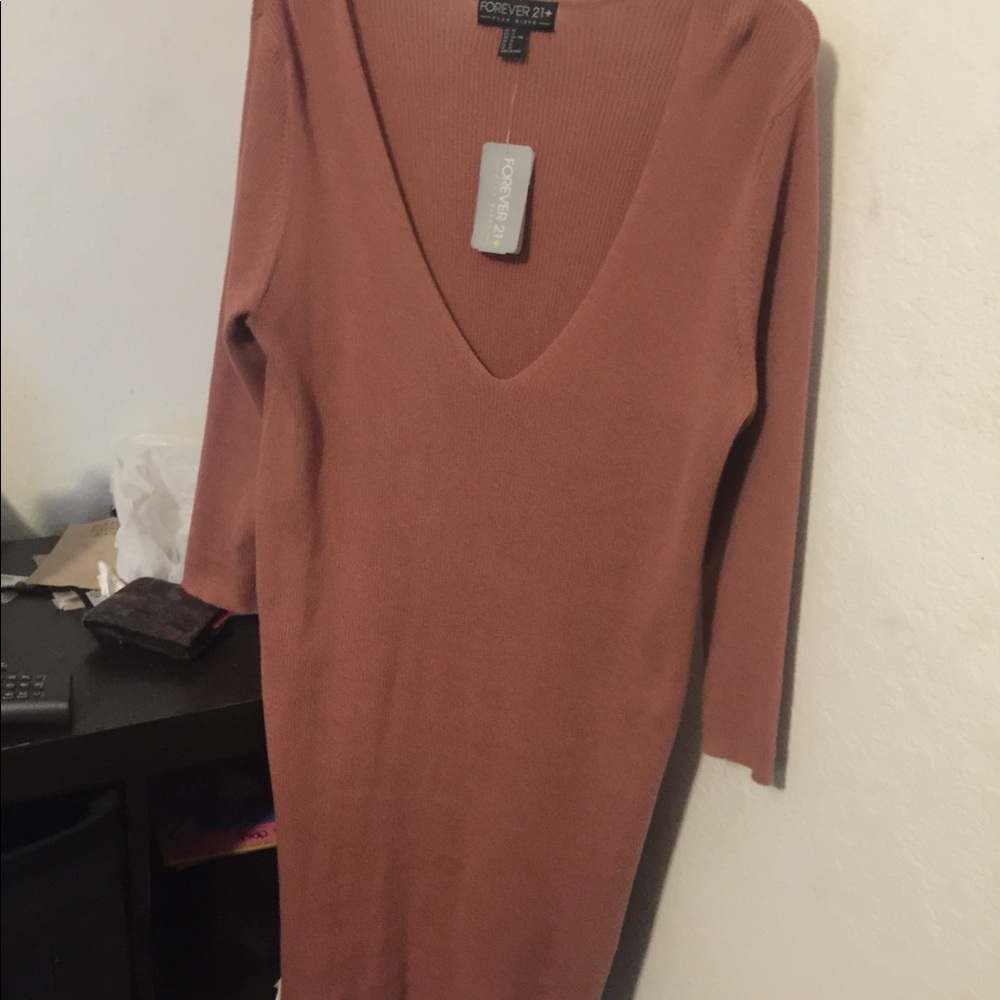 Peach dress